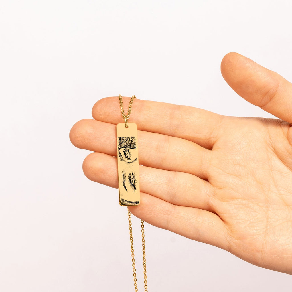 Vertical Bar Necklace